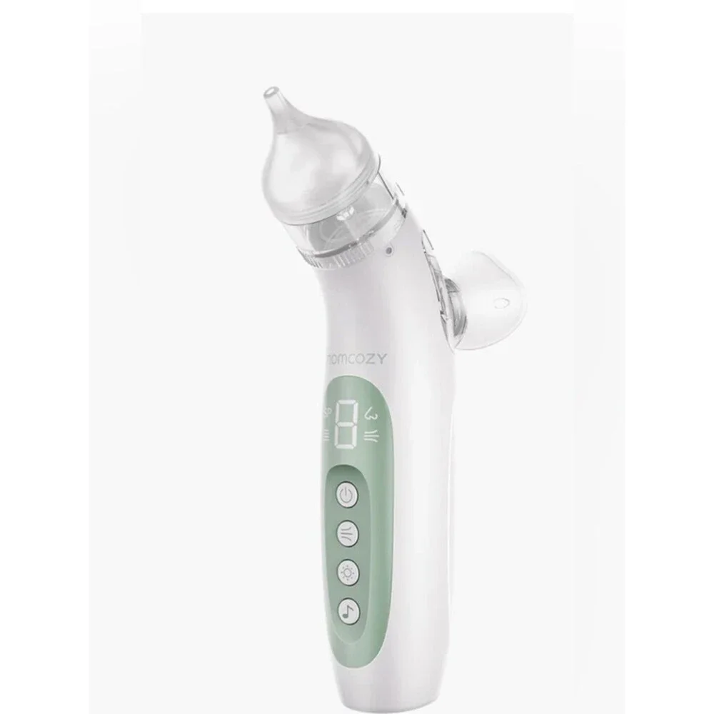 White & Mint Electric Nasal Suction Cleaner for Women – Gentle Suction Care